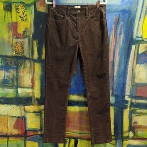 Mutual Weave Men's Brown Corduroy Tapered Pants 32 X 30